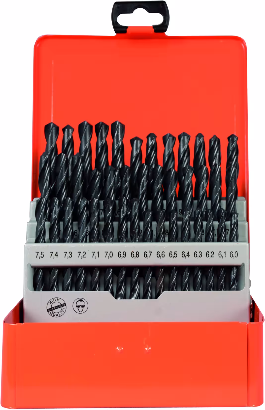 Bohrerkassette HSS-R 41tlg 6-10/0,1 mm ECO aus der Kategorie Bohrer mit der Artikelnummer 60335