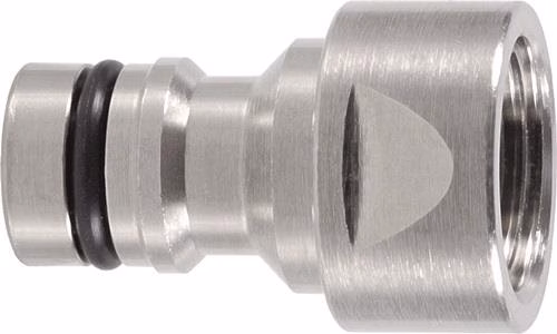 Hahnstecker GEKA plus Messing vernickelt GEKA aus der Kategorie Schlauchverbinder, Kupplungen und Anschlüsse mit der Teilenummer 4300600044