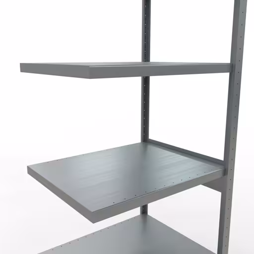 Abbildung Nr 14 des Artikels Anbauregal, Fachbodenregal Stecksystem MULTIplus250, 2500 x 750 x 600 mm (HxBxT), 6 Fachböden, Längenriegel, verzinkt aus der Produktgruppe Stecksystem von der Marke Schulte Lagertechnik