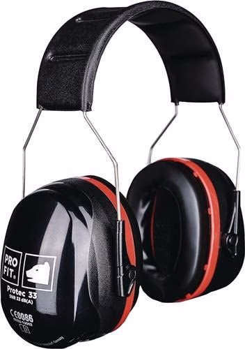 Gehörschutz Protec 33 EN 352-1:2002 SNR 33 dB PRO FIT aus der Kategorie Kapselgehörschutz mit der Teilenummer 4000370460
