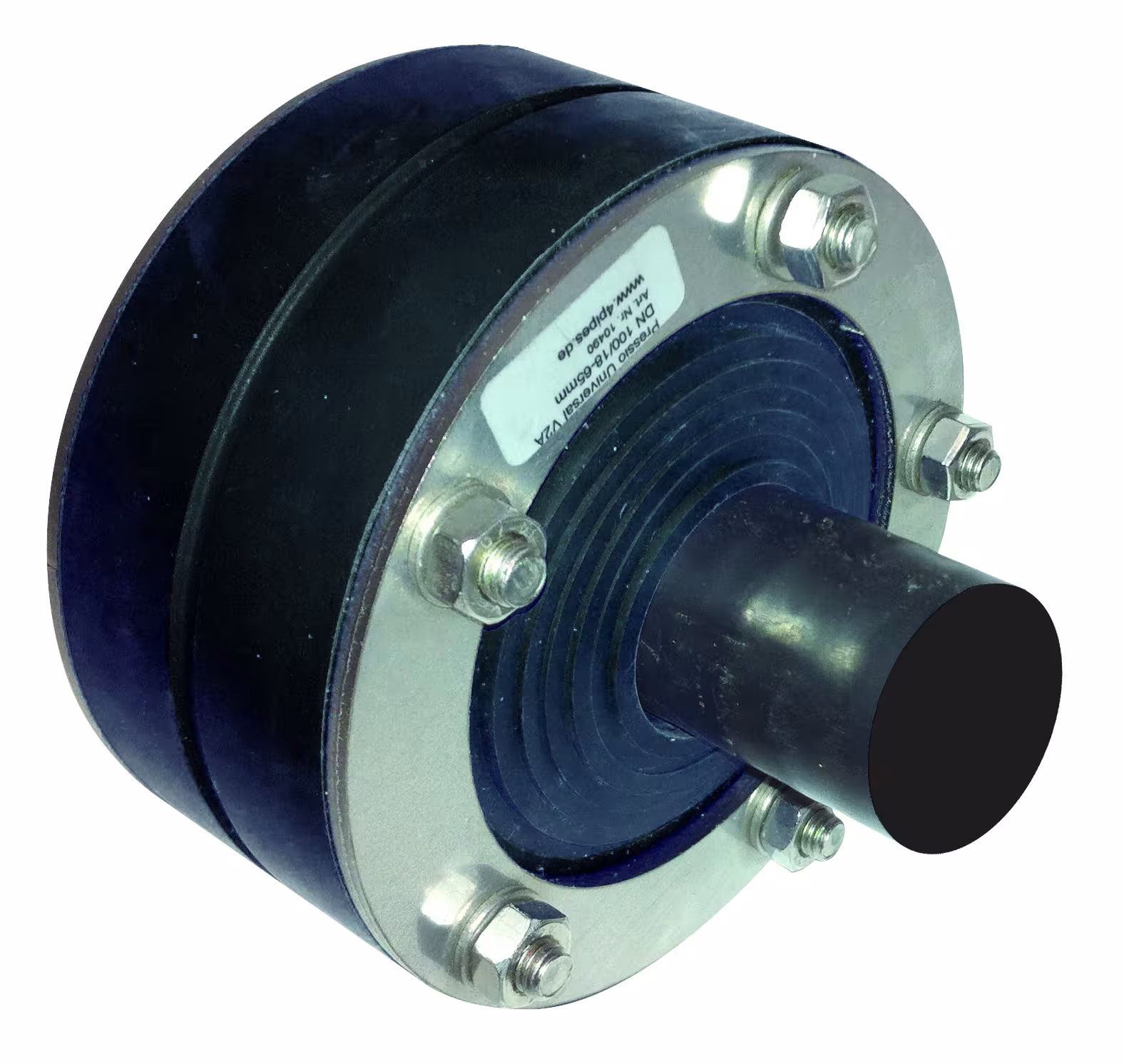 Pressio Universal Ringraumdichtung, 1x40mm EPDM Gummi, Druckplatten V2A, Schrauben V2A, Muttern V4A von der Marke 4 pipes aus der Kategorie Ringraumdichtung