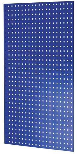 Lochplatten-Seitenblende, 90 x 1250 x 800 mm (H x T), RAL 5010 enzianblau aus der Kategorie Zubehör mit der Artikelnummer 35684-B