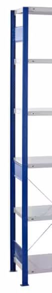 Zusatzbild des Artikels MULTIplus T-Profil-Rahmen 2500x600 mm, RAL 5010 enzianblau, 3 Tiefenriegel, unmontiert aus Zubehör
