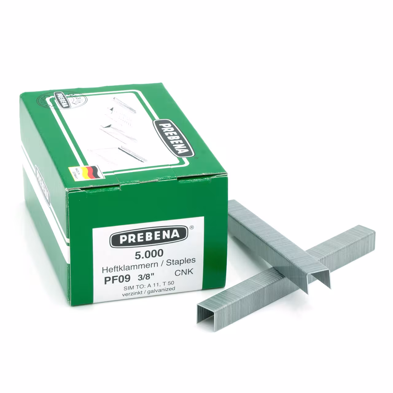 Heftklammern verzinkt PF09CNK von der Marke Prebena Heftklammern verzinkt PF09CNK aus der Kategorie Tackerklammern & Nägel mit der Artikelnummer PF09CNK