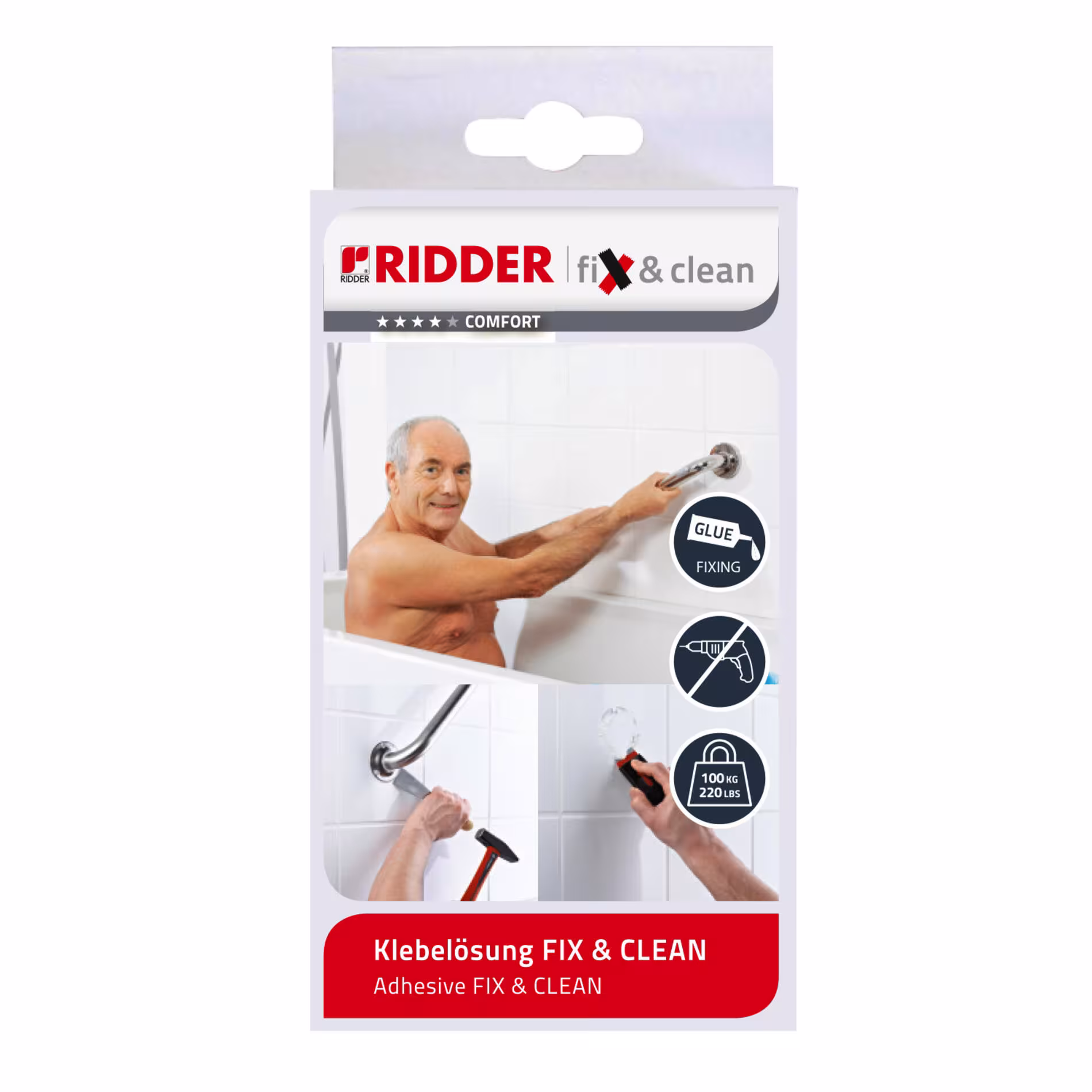Andere Ansicht des Artikels Montagekleber Fix & Clean, weiß aus der Kategorie Badausstattung & Sanitär