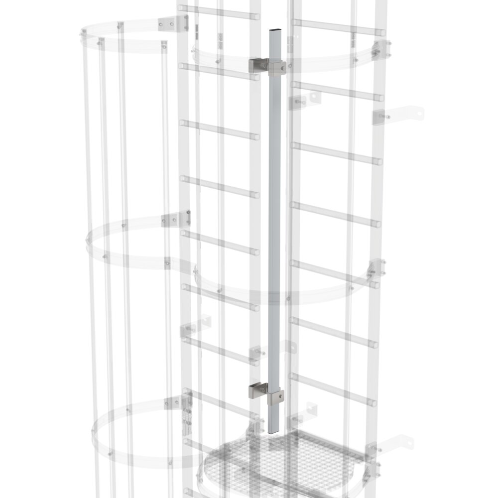 Munk Sicherungsstrebe für versetzte Ausführung Aluminium eloxiert von Günzburger Steigtechnik Munk Sicherungsstrebe für versetzte Ausführung aus der Kategorie Steigschutz mit der Artikelnr. 061274, Tür, Drinnen