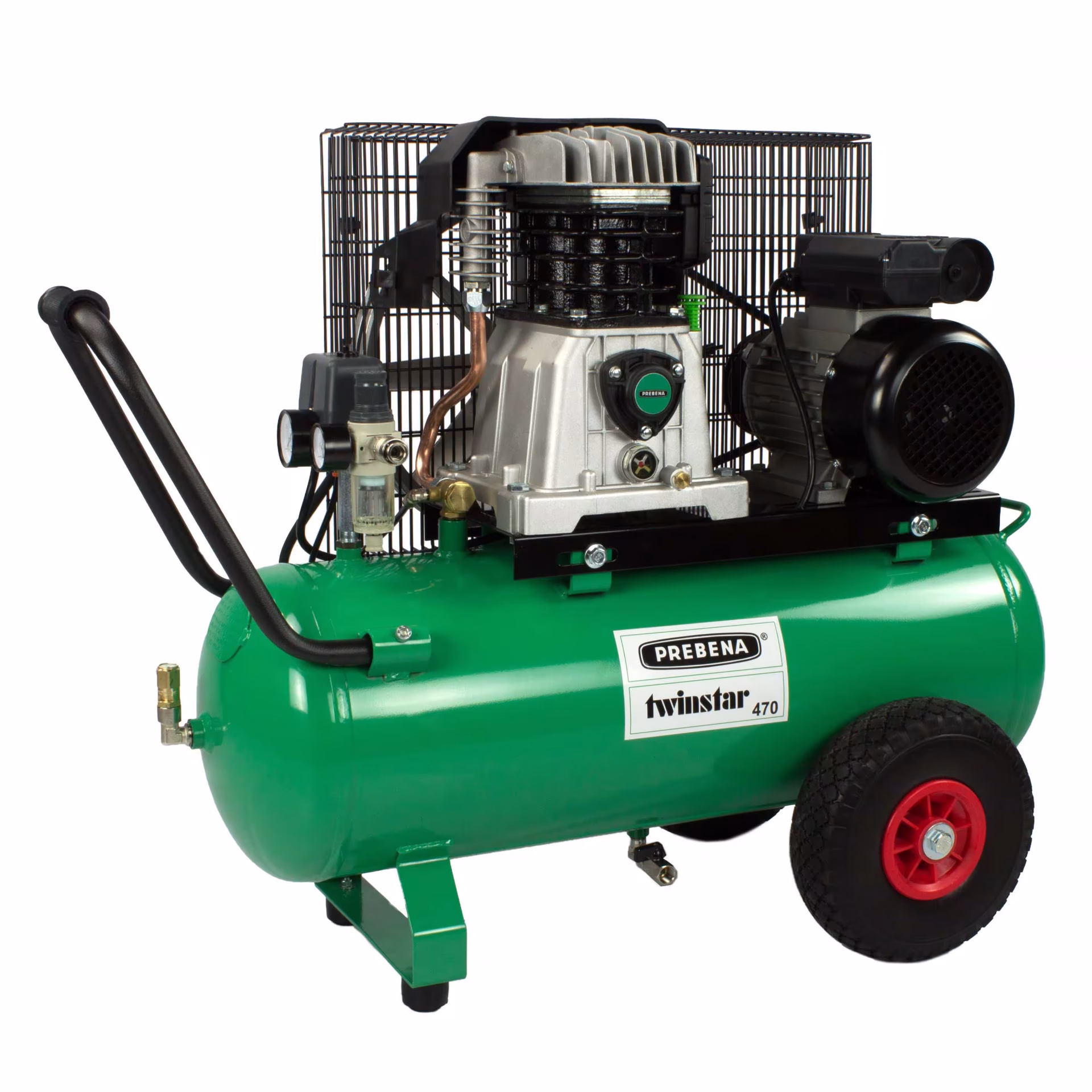 TWINSTAR 470 Kompressor mit Keilriemenantrieb von der Marke Prebena aus der Produktreihe Werkstattausstattung
