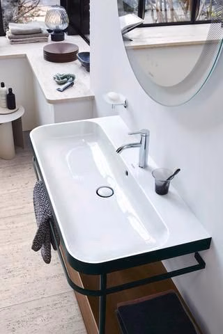 Detailbild 4048107 Duravit C.1 Einhebel-Waschtischmischer M ohne Zugstange, Chrom Hansgrohe