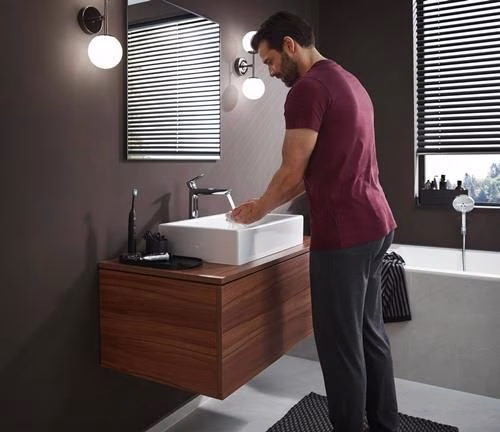 Detailbild 4073800 Hansgrohe Einhebel-Waschtischmischer 240 TALIS E Nennweite 15 ohne Ablaufgarnitur chrom