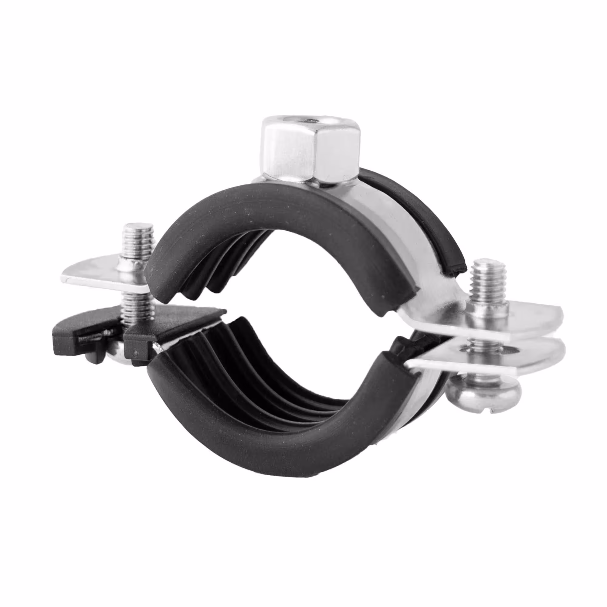 Schraubrohrschelle Classic Pro M8 26-28mm (3/4") verzinkt mit Einlage von der Marke Fixotec Fixotec Schraubrohrschelle Classic Pro M8 und M8/M10 Typ Größe: M8 26-28 mm aus der Kategorie Zweischraubrohrschellen mit der Artikelnr. 272026