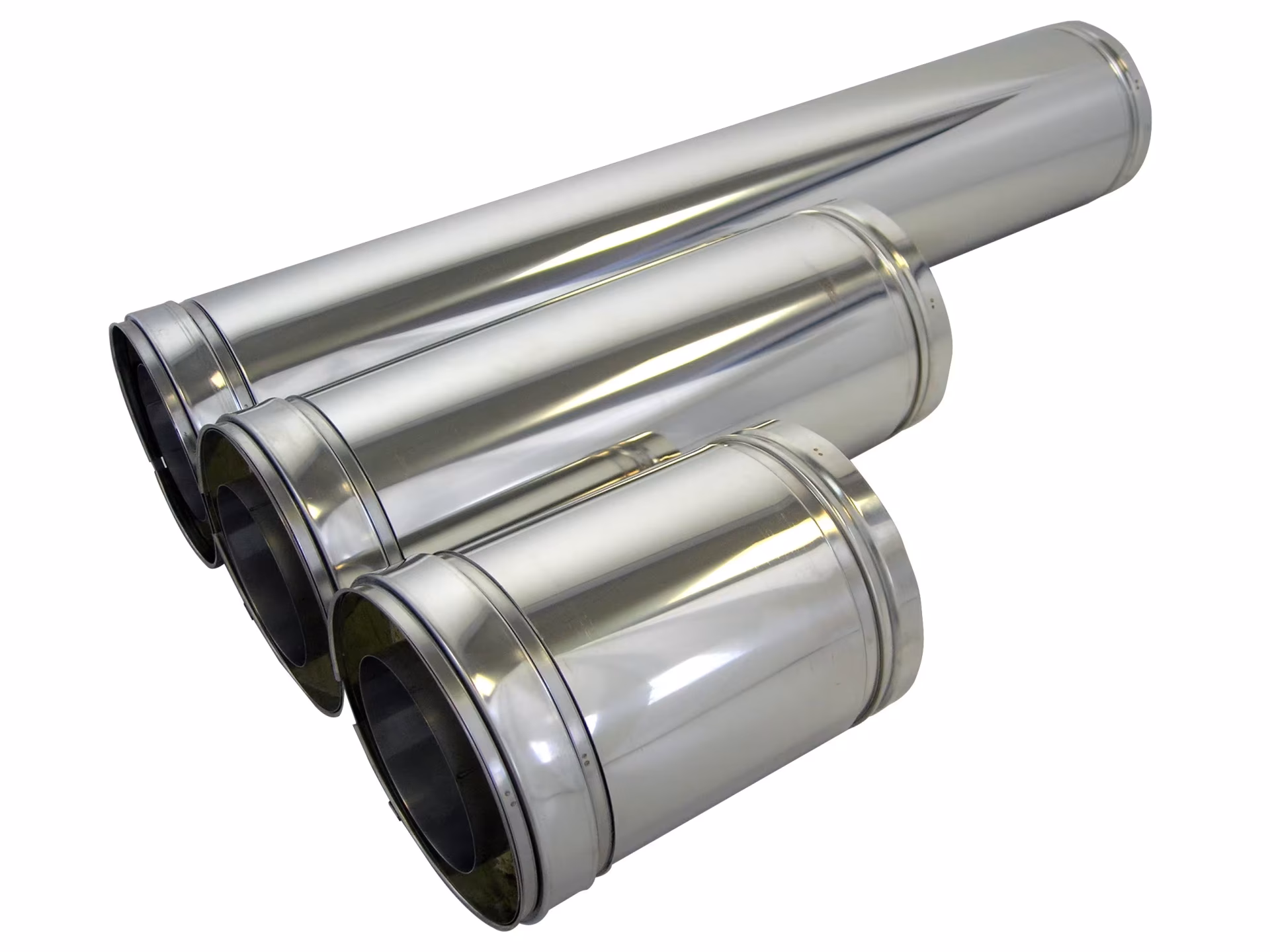 DW Doppelwandiges Rohrelement D450 BL= 500 mm mit Klemmband aus der Kategorie Edelstahl Abgassystem doppelwandig mit der Artikelnr. 671454