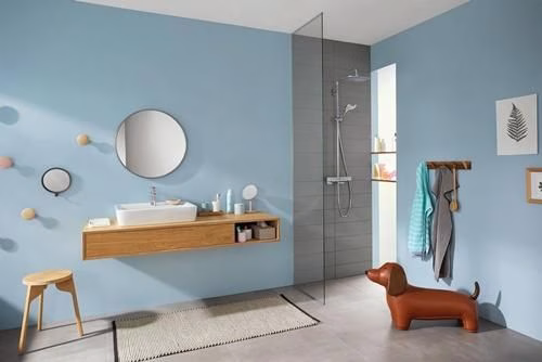 Detailbild 4070086 Hansgrohe Showerpipe Croma E 280 1jet chrom mit Brausethermostat