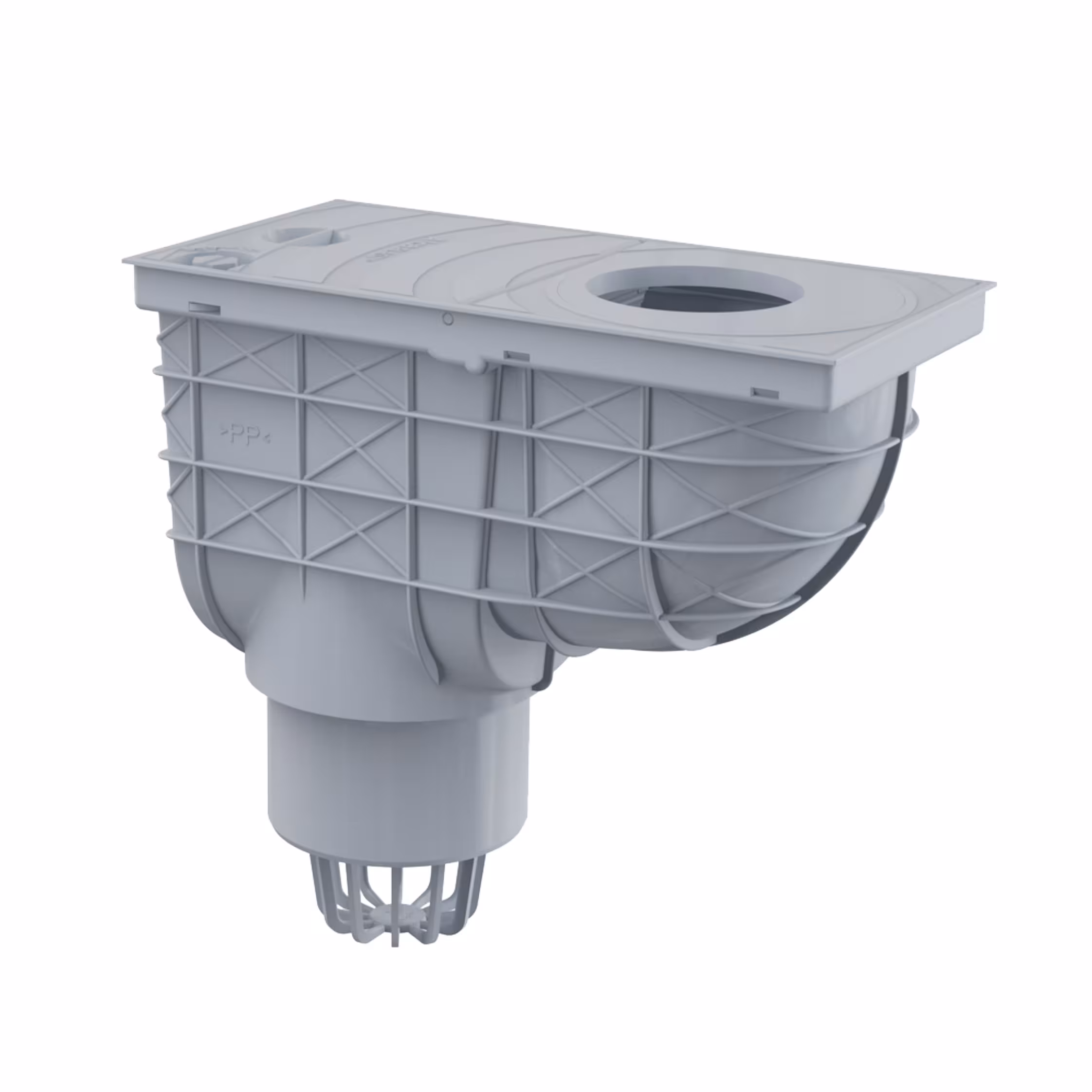 Regensinkkästen DN100 grau von AlcaPlast Regensinkkästen DN100 grau aus der Kategorie Regensinkkästen