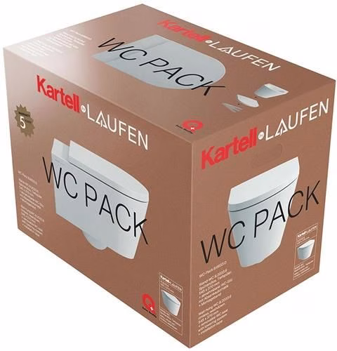 Laufen Wand-WC Pack KARTELL spülrandlos tief verdeckte Befestigung weiß LCC von der Marke Laufen Laufen Wand-WC Pack KARTELL spülrandlos tief verdeckte Befestigung weiß LCC aus der Kategorie Wand-WC mit der Teilenummer 6001042866