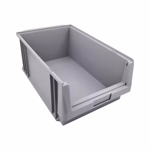 Sichtlagerkasten, TxBxH, 500x315x200 mm, grau, Polypropylen aus der Kategorie Kleinteilelagerung mit der Artikelnummer 20204