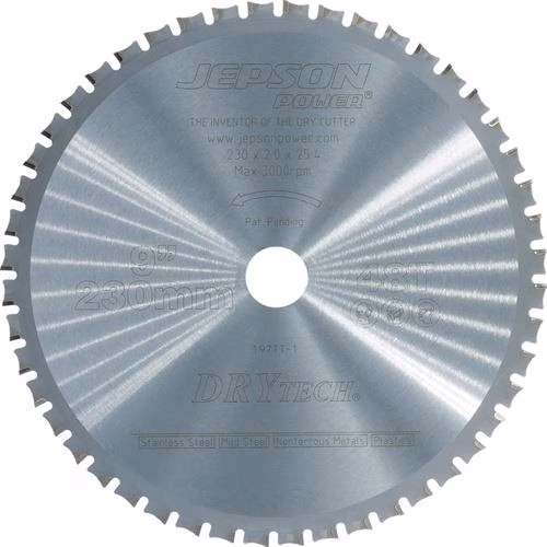 Metallkreissägeblatt 230/48Z Durchmesser 230mm Breite 2,0mm Bohrungs-Durchmesser 25,4 JEPSON von der Marke Jepson Metallkreissägeblatt 230/48Z Durchmesser 230mm Breite 2,0mm Bohrungs-Durchmesser 25,4 JEPSON aus der Kategorie Kreissägeblatt mit der Teilenummer 4681346011