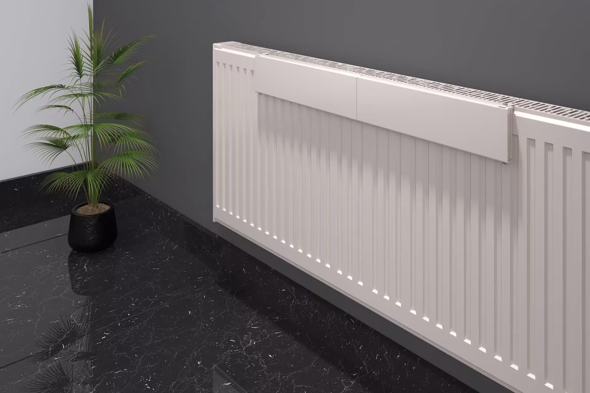 MERT Design Universal Wäschetrockner 740x90x20 mm, für Heizkörper von MERT mit der Artikelnr. W-HHALTER-BLE-74