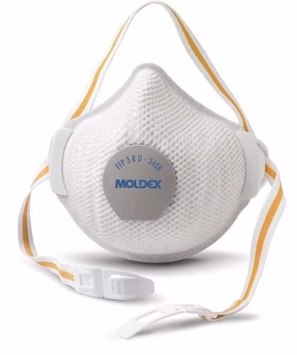 Atemschutzmaske Air Plus ProValve 340801 FFP3/V R D mit Ausatemventil MOLDEX aus der Kategorie Atemschutzmasken und Filter mit der Teilenummer 4000370791