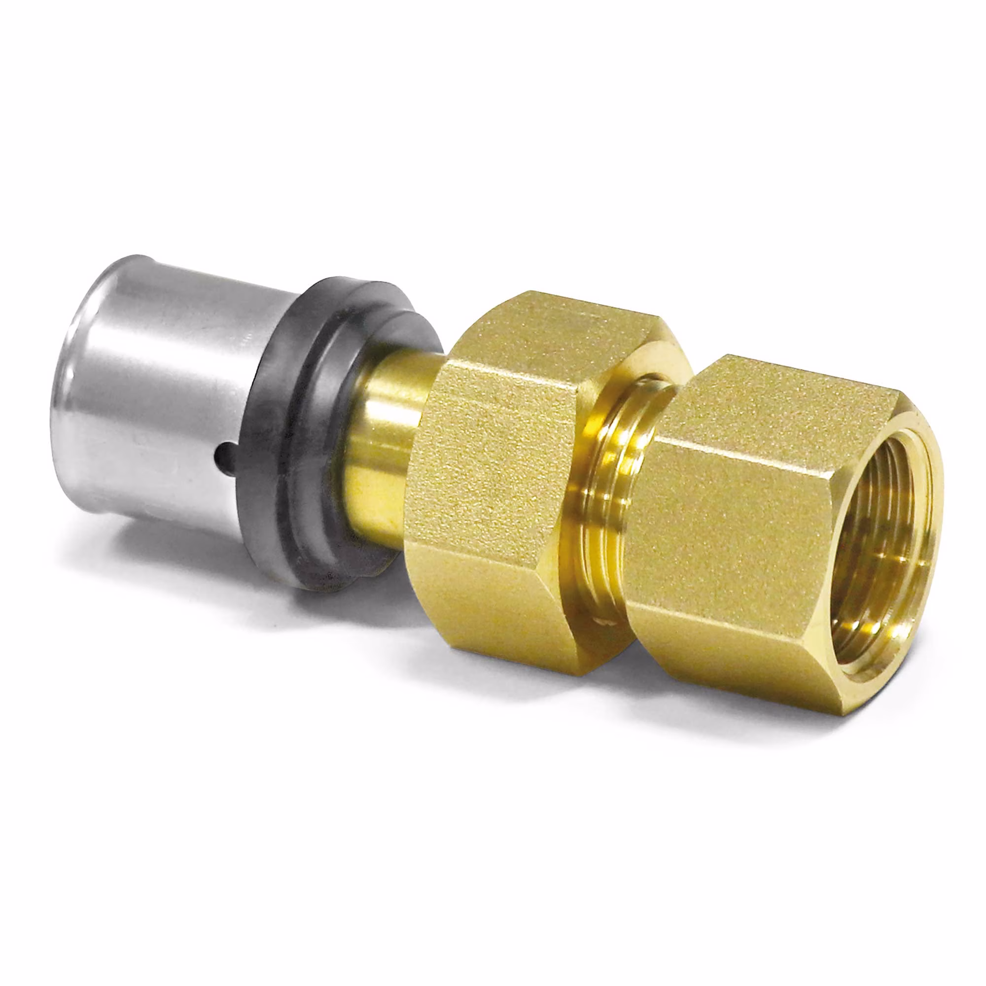 Press-Übergangsverschraubung mit IG aus der Kategorie Pressfittings Messing
