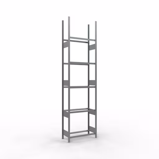Grundregal, Räder-/Reifenregal, 3500 x 900 x 400 mm, verzinkt, 5 Lagerebenen á 150 kg Fachlast pro Ebene aus der Kategorie Autoteilelagerung mit der Artikelnummer 20760