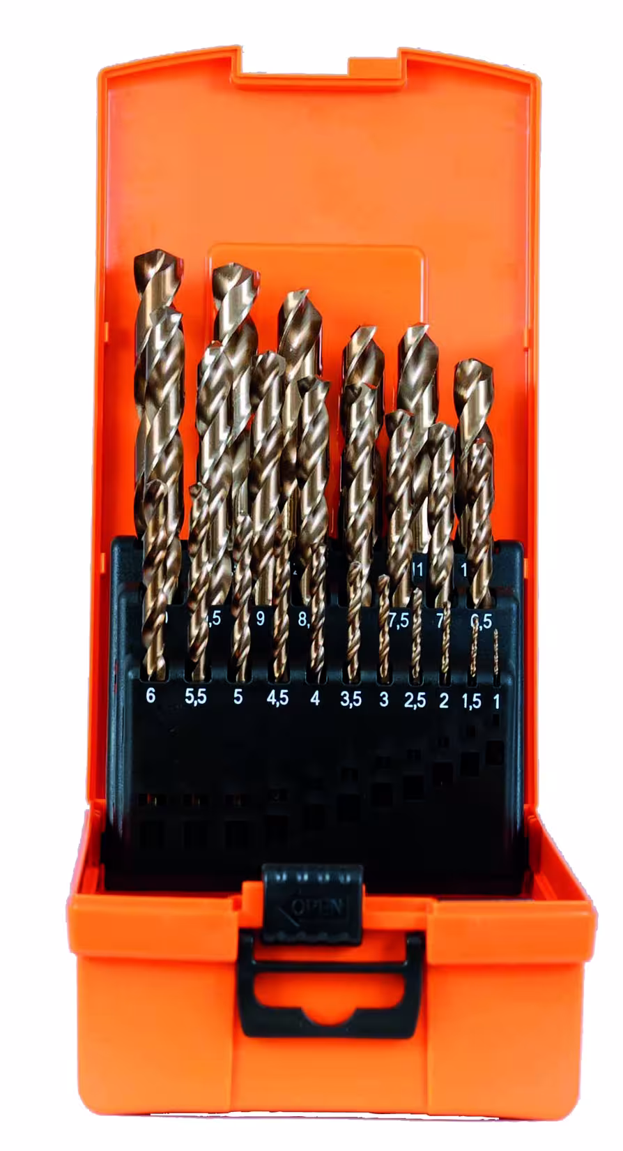 Kunststoffkassette HSS-Co 1-13 mm 25tlg ECO aus der Kategorie Bohrer mit der Artikelnummer 67386