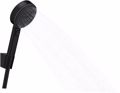 Detailbild 4049325 Hansgrohe Brauseset PULSIFY SELECT 105 3jet Relaxation Brauseschlauch 1,25 m matt-schwarz