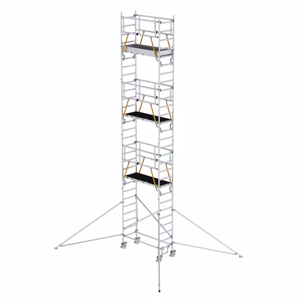 Entdecken Sie FlexxTower SGX mit vorlaufendem Geländer aus der Kategorie Rollgerüste mit der Artikelnr. 125150 im qpool24 Online Shop