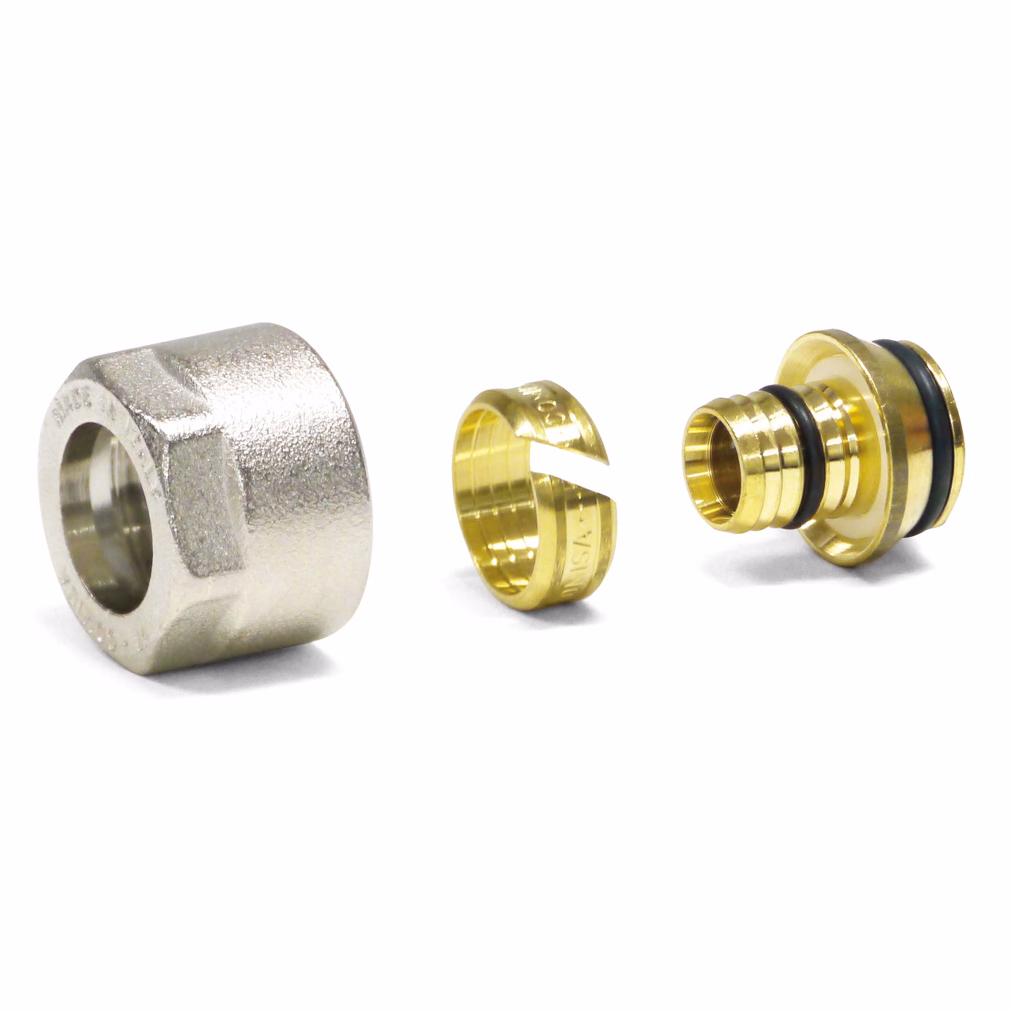Klemmverschraubung Messing aus der Kategorie Schraubfittings