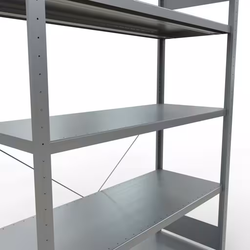 Abbildung Nr 12 des Artikels Stecksystem Grundregal 2000x1300x500 mm, Typ 250 kg, verzinkt aus der Produktgruppe Stecksystem von der Marke Schulte Lagertechnik
