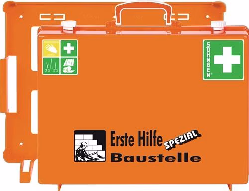 Erste Hilfe Koffer Beruf SPEZIAL Baustelle B400xH300xT150 circa mm orange aus der Kategorie Söhngen mit der Teilenummer 4000386036