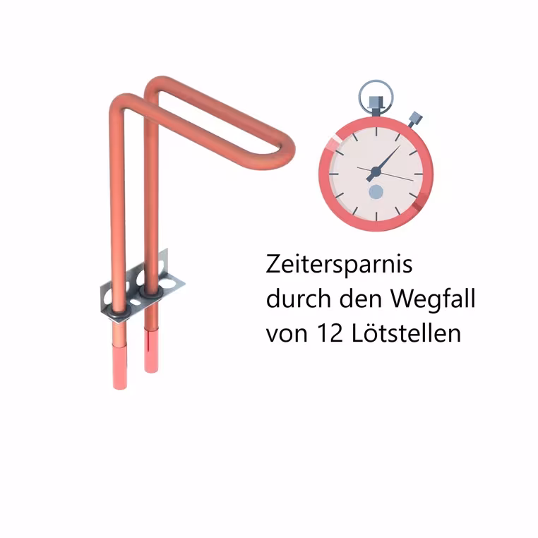 Heizbox1 C- & L-Form für ø15mm Cu-Rohr von der Marke Ortwein aus der Produktreihe Heizkörper