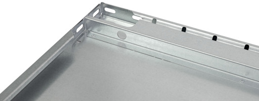 Weitere Ansicht des Artikels Zusatz-Fachboden MULTIplus150 750 x 500, verzinkt, inklusive 4 Fachbodenträgern aus der Kategorie Stecksystem