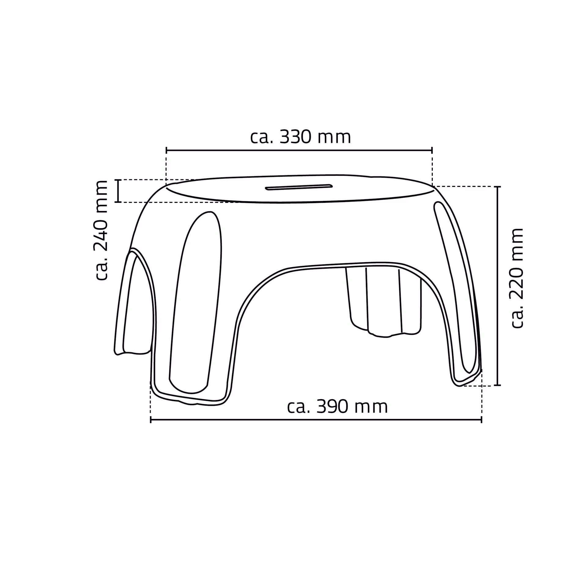 Zusatzbild des Artikels Bad-Schemel Fun, orange, PP Zusatzbild des Artikels Bad-Schemel Fun, orange, PP aus Hocker, Stühle, Schemel