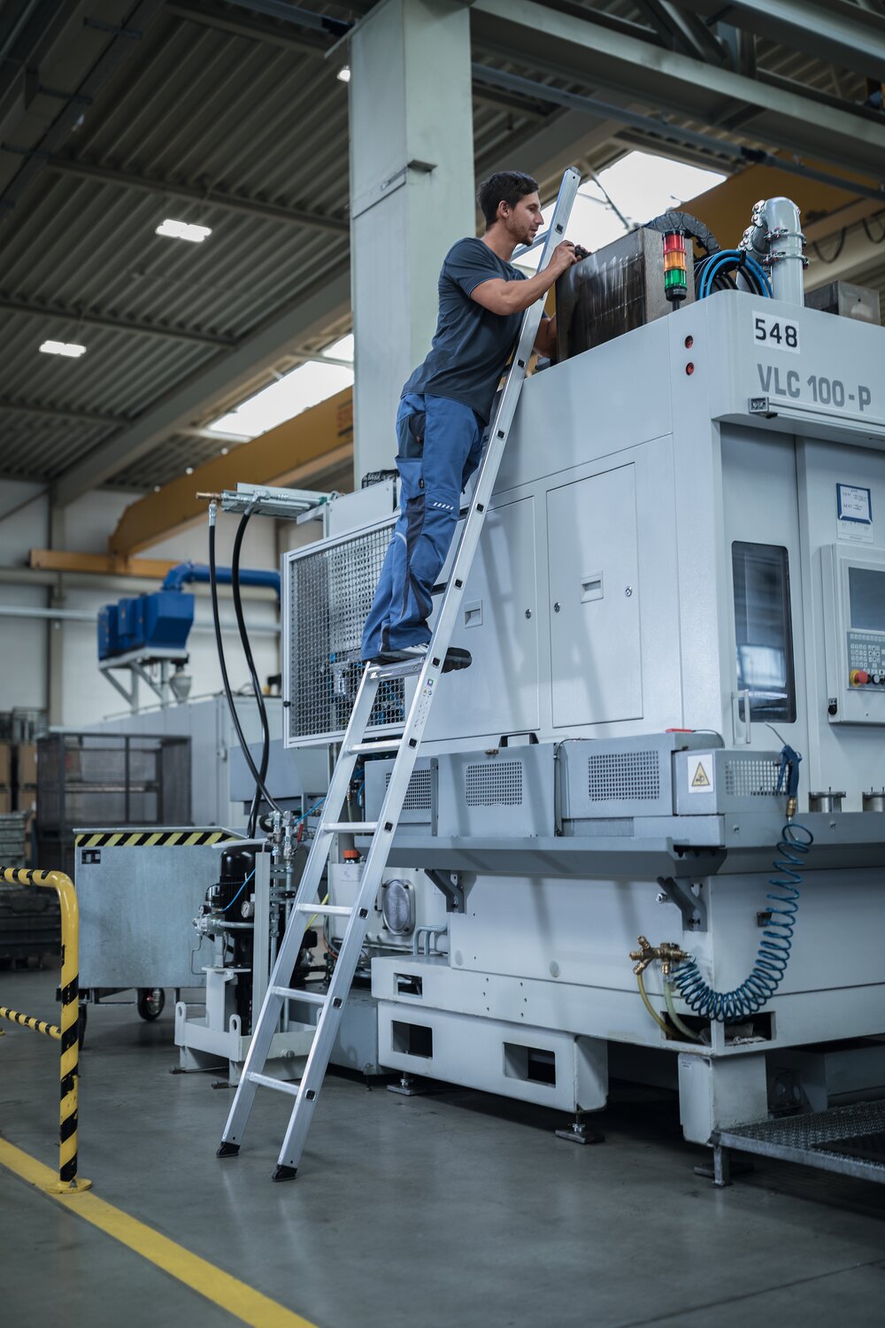 Munk Sprossen-Anlegeleiter ohne Traverse 6 Sprossen