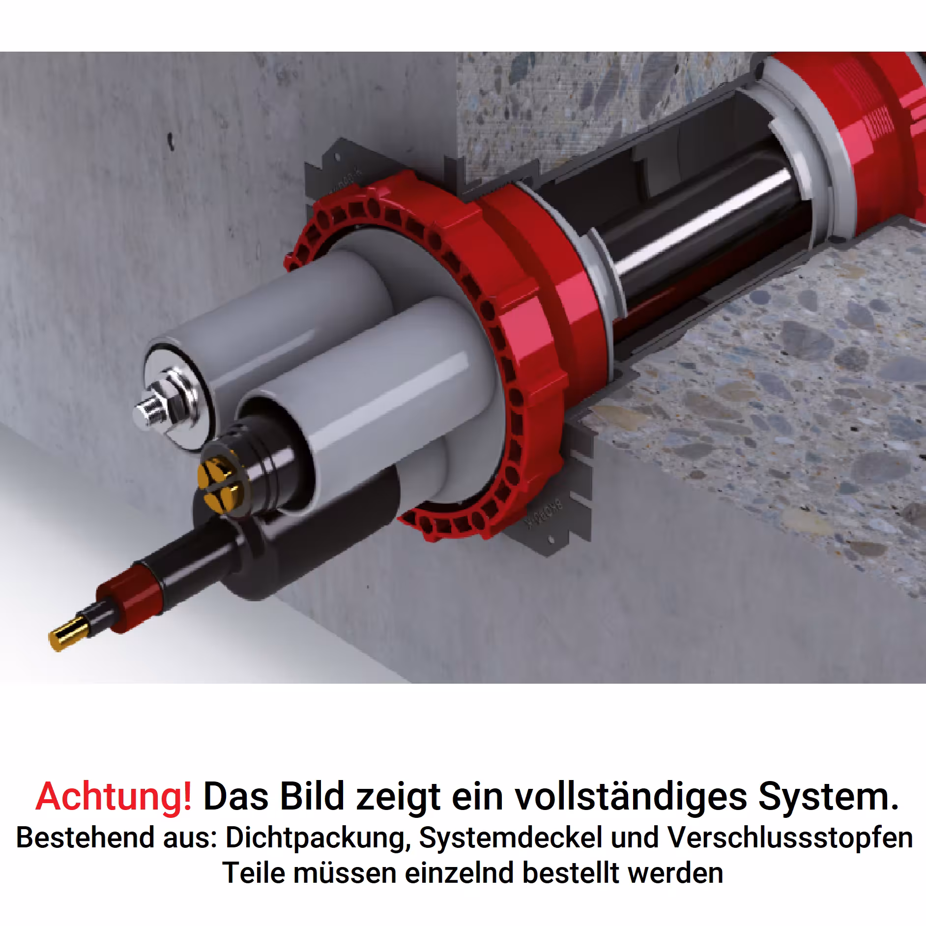 Systemdeckel für BKD90 Dichtpackung der UGA System-Technik aus der Kategorie Blindverschlüsse