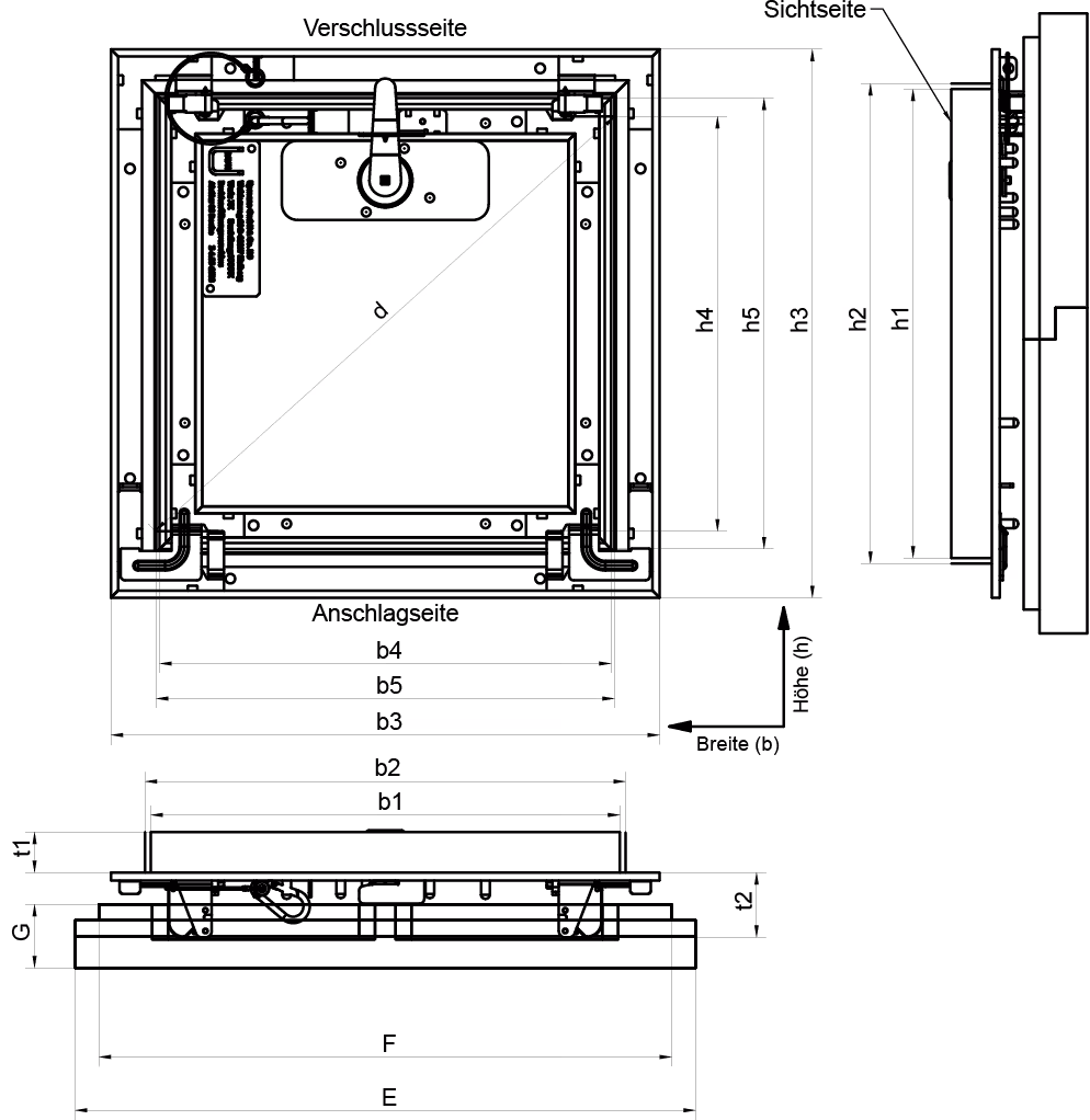 AluStar Airproof 30 Decke 400x400 25mm mit Vierkant von Upmann mit der Artikelnr. 20262