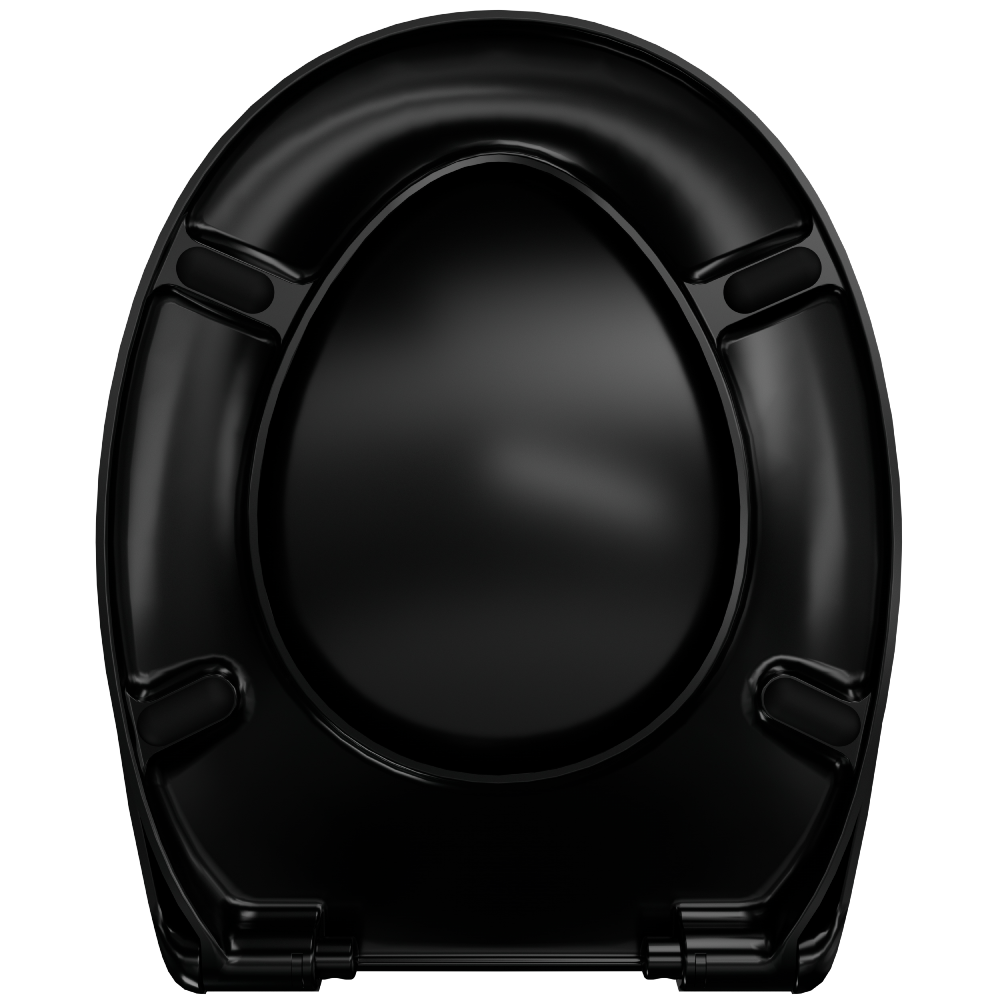 WC-Sitz C770 Schwarz oval mit Absenkautomatik von der Marke LUVETT aus der Kategorie WC/Toiletten
