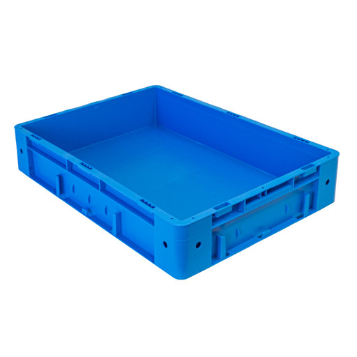 Euro-Stapelkasten 120 x 400 x 600, blau, PP mit der GTIN 4004514265111 Euro-Stapelkasten 120 x 400 x 600, blau, PP von Schulte Lagertechnik mit der Artikelnr. 20415