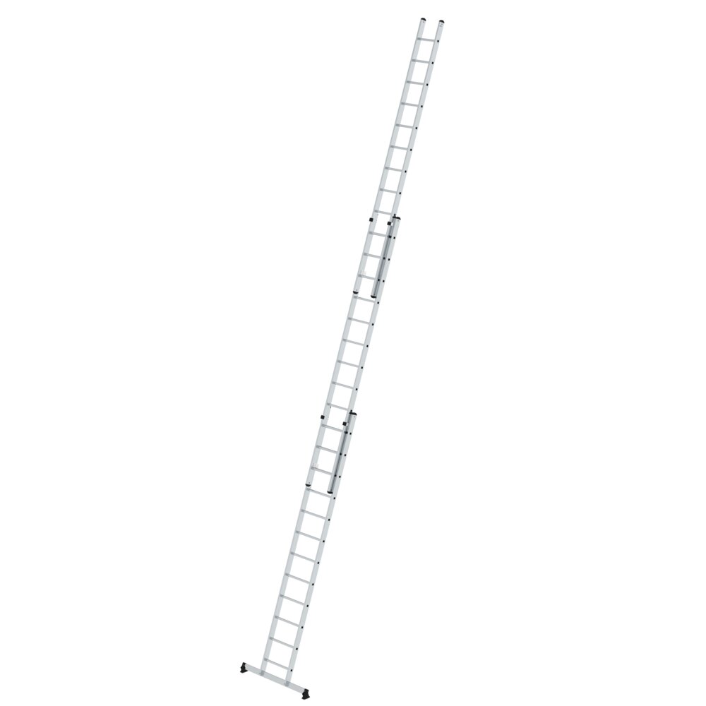 Munk Sprossen-Schiebeleiter 3-teilig mit nivello®-Traverse 3x12 Sprossen von Günzburger Steigtechnik Munk Sprossen-Schiebeleiter 3-teilig mit nivello®-Traverse aus der Kategorie Schiebeleitern, Seilzugleitern mit der Artikelnr. 020612