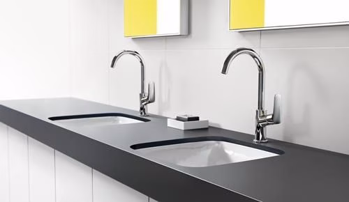Detailbild 3982951 Hansgrohe Einhebel-Waschtischmischer LOGIS 210 Nennweite 15 mit Schwenkauslauf und Zugstangen-Ablaufgarnitur G 1 1/4 Zoll chrom
