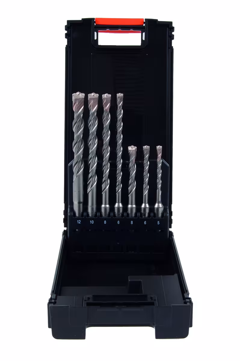 Abbildung Nr 7 des Artikels Hammerbohrer Rocket 3 Kassette 7tlg 5-12 mm in ABS MAMBO-Box aus der Produktgruppe Maschinenzubehör von der Marke PROJAHN