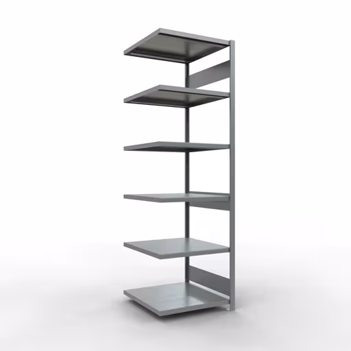 Anbauregal, Fachbodenregal Stecksystem MULTIplus250, 2500 x 750 x 800 mm (HxBxT), 6 Fachböden, Längenriegel, verzinkt von der Marke Schulte Lagertechnik Anbauregal, Fachbodenregal Stecksystem MULTIplus250, 2500 x 750 x 800 mm (HxBxT), 6 Fachböden, Längenriegel, verzinkt aus der Kategorie Anbauregal mit der Artikelnummer 12986-75-LR