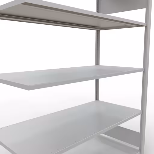 Produktbild Nr 12 des Artikels Anbauregal, Büro-Fachbodenregal Stecksystem MULTIplus150, 1800 x 1300 x 600 mm (HxBxT), 5 Fachböden, Längenriegel, ohne Mittelanschlag, lichtgrau Abbildung Nr 12 des Artikels Anbauregal, Büro-Fachbodenregal Stecksystem MULTIplus150, 1800 x 1300 x 600 mm (HxBxT), 5 Fachböden, Längenriegel, ohne Mittelanschlag, lichtgrau aus der Produktgruppe Büroregale von der Marke Schulte Lagertechnik