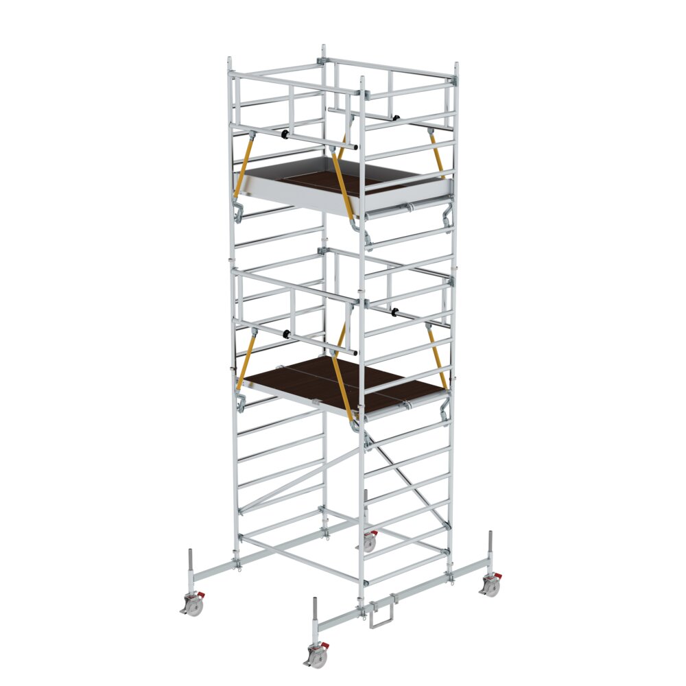 Munk Rollgerüst SG 1,35 mit Fahrbalken & Doppel-Plattform aus der Kategorie Rollgerüste mit der Artikelnr. 173437