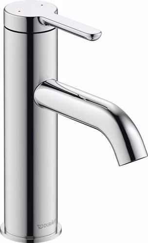 Duravit C.1 Einhebel-Waschtischmischer M ohne Zugstange, Chrom Hansgrohe