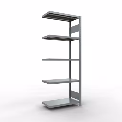 Abbildung Nr 13 des Artikels Anbauregal, Fachbodenregal Stecksystem MULTIplus250, 2000 x 750 x 400 mm (HxBxT), 5 Fachböden, Längenriegel, verzinkt aus der Produktgruppe Stecksystem von der Marke Schulte Lagertechnik