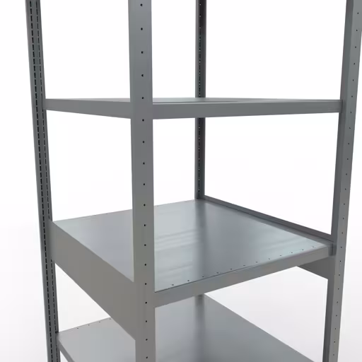 Abbildung Nr 12 des Artikels Grundregal, Fachbodenregal Stecksystem MULTIplus250, 2500 x 750 x 800 mm (HxBxT), 6 Fachböden, Längenriegel, verzinkt aus der Produktgruppe Stecksystem von der Marke Schulte Lagertechnik