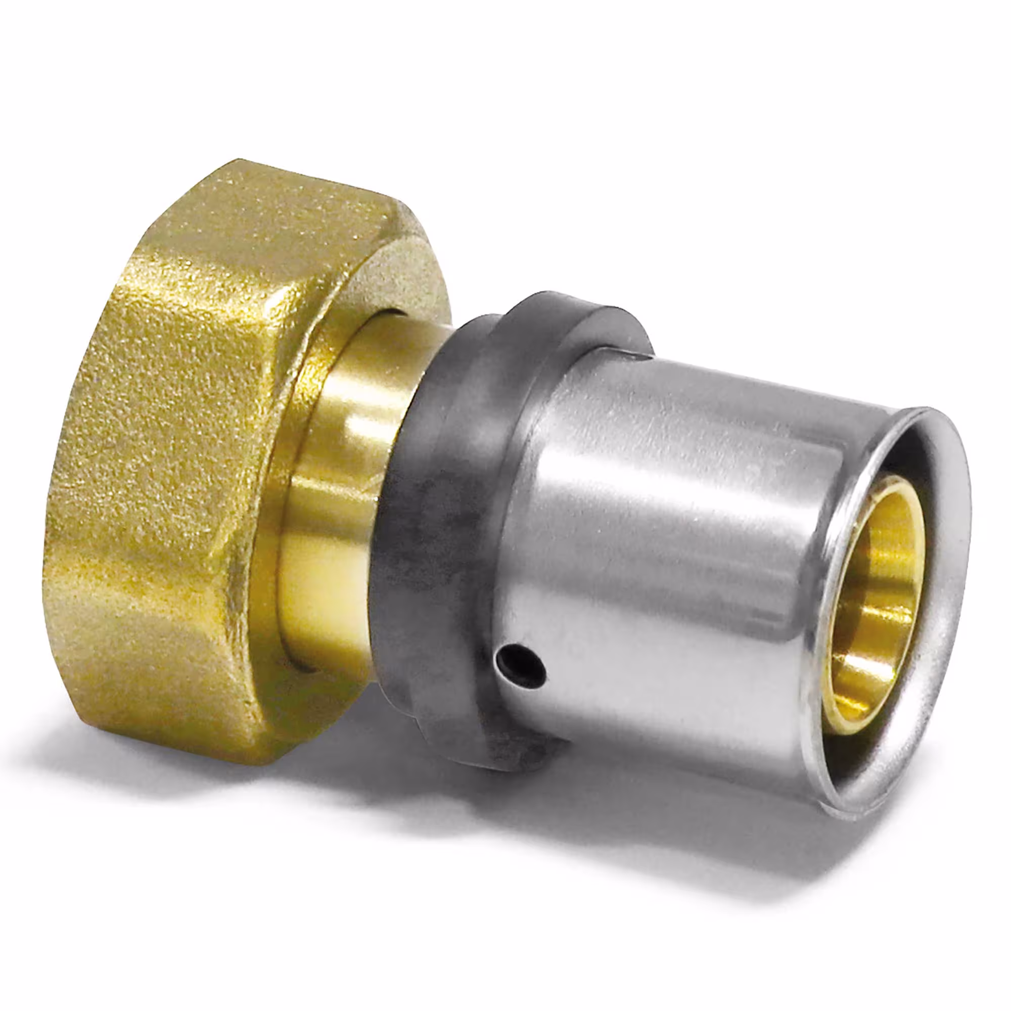 Press-Übergangsverschraubung mit Innengewinde Eurokonus aus der Kategorie Pressfittings