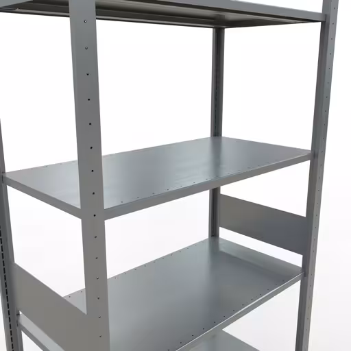 Grundregal, Fachbodenregal Stecksystem MULTIplus150, 3000 x 1000 x 500 mm (HxBxT), 7 Fachböden, Längenriegel, verzinkt von der Marke Schulte Lagertechnik aus der Produktreihe Stecksystem