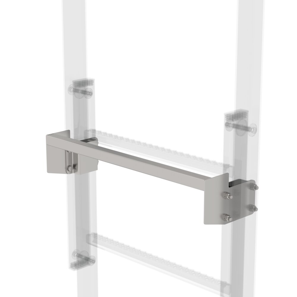 Munk Ausstiegstritt Edelstahl aus der Kategorie Steigtechnik Zubehör & Ersatzteile mit der Artikelnr. 068966, Griff, Regal